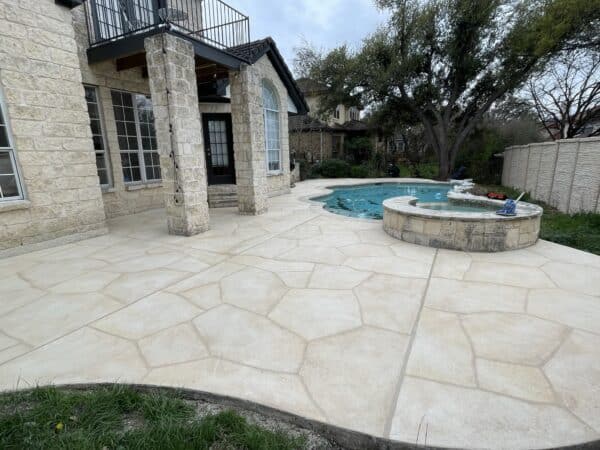 Flagstone Overlay -Austin Pooldeck